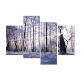Morning Forest Scenery 4 Pcs Wall Canvas -  - TheLedHeroes
