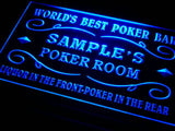 World's Best Poker Name Personalized Custom LED Sign -  - TheLedHeroes