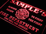 Fire Department Name Personalized Custom LED Sign -  - TheLedHeroes