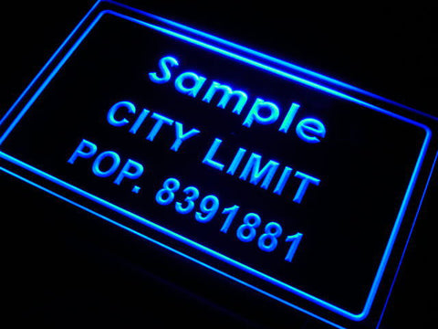 City Limit Name Personalized Custom LED Sign -  - TheLedHeroes