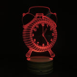Alarm Clock 3D LED LAMP -  - TheLedHeroes