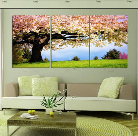 Romantic tree 3 Pcs Wall Canvas -  - TheLedHeroes