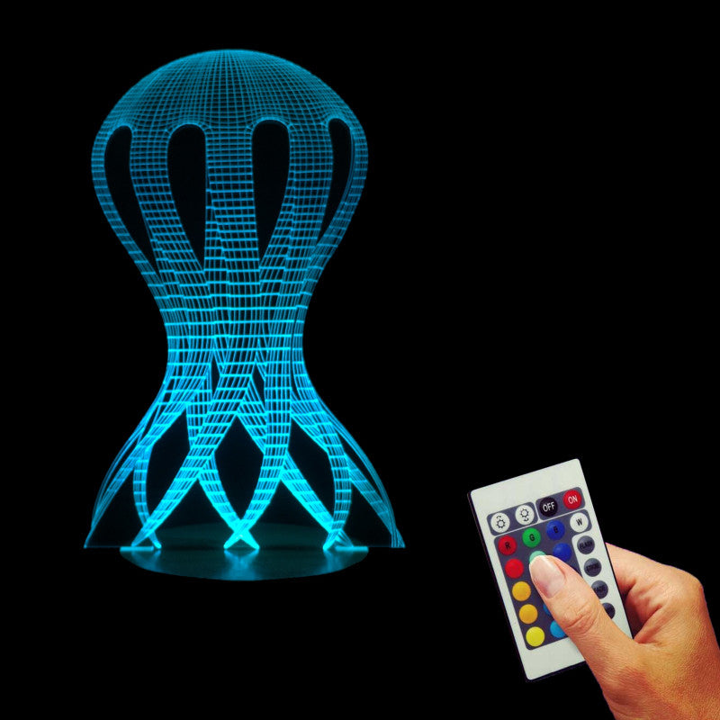 Jellyfish Shape 3D LED LAMP -  - TheLedHeroes