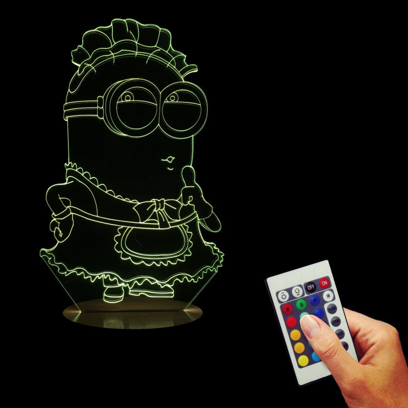 Minions Dressed Apron 3D LED LAMP -  - TheLedHeroes