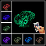 Motor Car Automobile 3D LED LAMP -  - TheLedHeroes