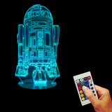 R2-D2 Episode 7 The Force Awakens 3D LED LAMP -  - TheLedHeroes