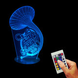 Musical Instruments 3D LED LAMP -  - TheLedHeroes