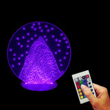 Mountain With Stars 3D LED LAMP -  - TheLedHeroes