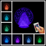 Mountain With Stars 3D LED LAMP -  - TheLedHeroes