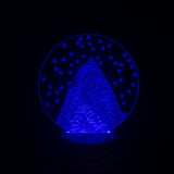 Mountain With Stars 3D LED LAMP -  - TheLedHeroes