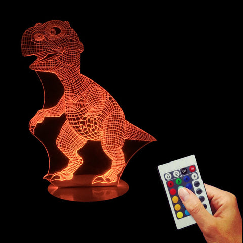 Dinosaur Cartoon 3D LED LAMP -  - TheLedHeroes