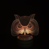 Hunting Eagle Owl 3D LED LAMP -  - TheLedHeroes