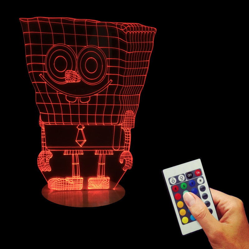 Spongeobge Led Light SpongeBob 3D LED LAMP | The perfect gift for your room or cave