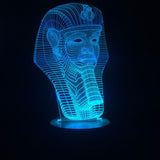 Egypt Sphinx Pharaoh 3D LED LAMP -  - TheLedHeroes