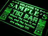 Tiki Bar Name Personalized Custom LED Sign - Green - TheLedHeroes