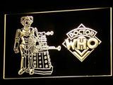 Doctor Who 3 LED Neon Sign USB - Yellow - TheLedHeroes