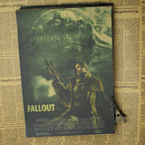 Fallout Vintage Poster - Gray - TheLedHeroes