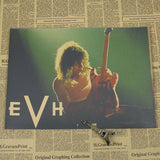 Van Halen Vintage Rock Band Poster - 1 - TheLedHeroes