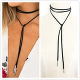 Terciopelo Leather Choker Necklace -  - TheLedHeroes