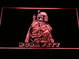 Star Wars Boba Fett LED Sign - Red - TheLedHeroes