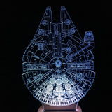 Millennium Falcon 3D LED LAMP -  - TheLedHeroes