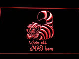 Cat Alice in Wonderland The Cheshire LED Sign - Red - TheLedHeroes