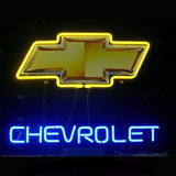 Chevrolet Bow Tie Car Neon Bulbs Sign 17x14 -  - TheLedHeroes