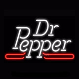 Dr. Pepper Neon Bulbs Sign 17x14 -  - TheLedHeroes