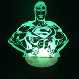 Superman 3D LED LAMP -  - TheLedHeroes
