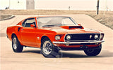 Ford Mustang Shelby GT500 Poster - Gold - TheLedHeroes