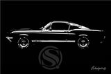 Ford Mustang Shelby GT500 Poster - Green - TheLedHeroes