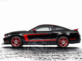Ford Mustang Shelby GT500 Poster - White - TheLedHeroes