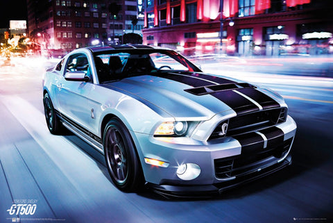 Shelby Mustang GT500 Poster -  - TheLedHeroes