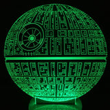 Death Star 3D LED LAMP -  - TheLedHeroes