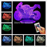 Motorcycle 3D LED LAMP -  - TheLedHeroes