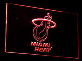 Miami Heat LED Neon Sign USB - Red - TheLedHeroes