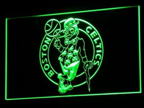 Boston Celtics LED Neon Sign USB - Green - TheLedHeroes