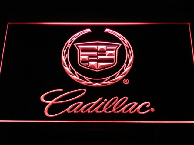 Cadillac LED Neon Sign USB - Red - TheLedHeroes