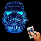 Stormtrooper Helmet 3D LED LAMP -  - TheLedHeroes