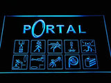 Portal LED Neon Sign USB - Blue - TheLedHeroes