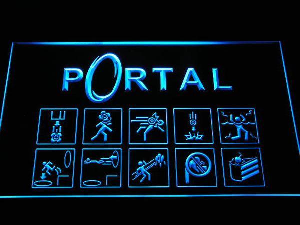 Portal LED Neon Sign Electrical - Blue - TheLedHeroes