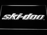 ski-doo Snowmobiles LED Neon Sign USB - White - TheLedHeroes