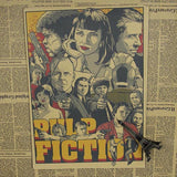 Vintage Pulp Fiction Wall Decor - Blue - TheLedHeroes