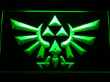 Legend Of Zelda Triforce LED Sign - Green - TheLedHeroes