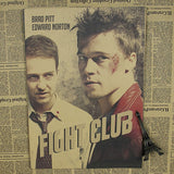 Retro Fight Club Poster - Blue - TheLedHeroes