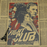 Retro Fight Club Poster - Red - TheLedHeroes
