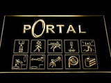 Portal LED Neon Sign Electrical - Yellow - TheLedHeroes