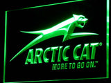 Arctic Cat Snowmobiles Logo LED Sign - Green - TheLedHeroes