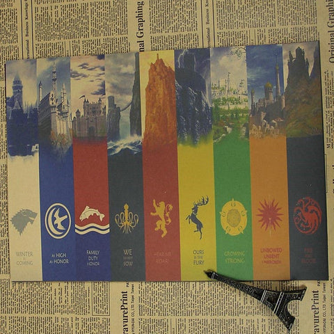 Game of Thrones Wall Decor -  - TheLedHeroes