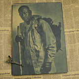 Vintage The Walking Dead Wall Poster - Dark Khaki - TheLedHeroes